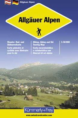 Wanderkarte Allgäuer Alpen