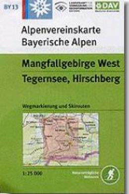 Alpenvereinskarte Tegernsee