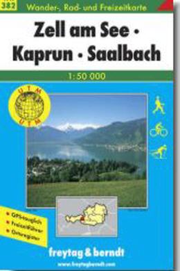 Karte Zell - Kaprun - Saalbach