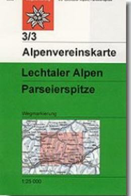 Alpenvereinskarte Lechtaler Alpen 3/3