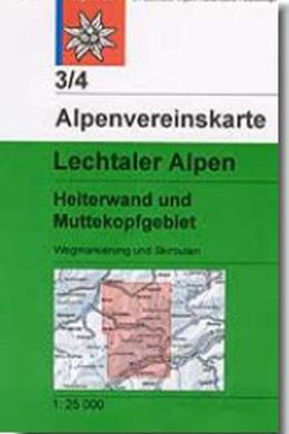 Alpenvereinskarte Lechtaler Alpen 3/4