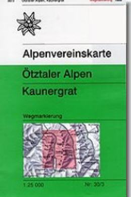 Alpenvereinskarte Ötztaler Alpen 30/3