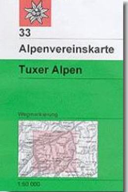 Alpenvereinskarte Tuxer Alpen